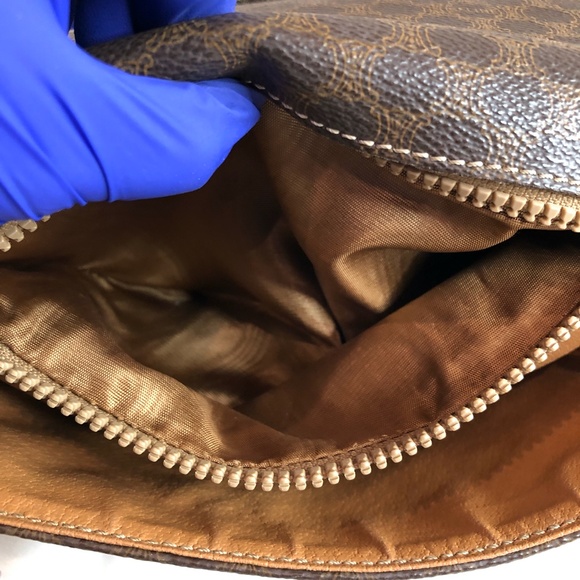 Celine Brown Macadam Crossbody Bag Sku#84022 - Picture 10 of 11